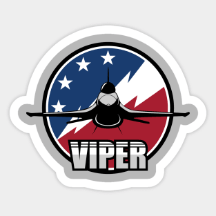 F-16 Viper Patch Sticker